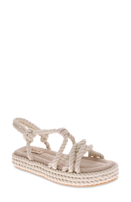 MIA Limited Edition Marquez Strappy Platform Sandal Off Whte at Nordstrom,