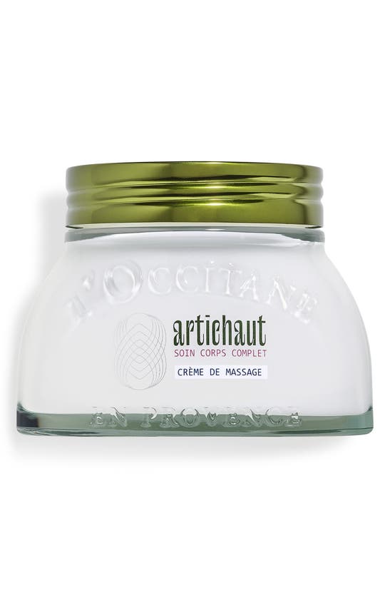 Shop L'occitane Artichaut Massage Cream, 6.9 oz In White