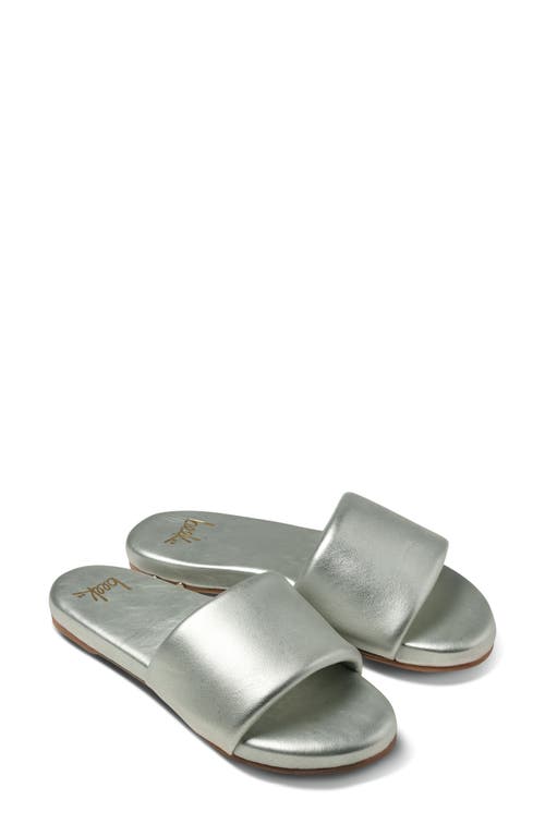 Baza Slide Sandal in Silver