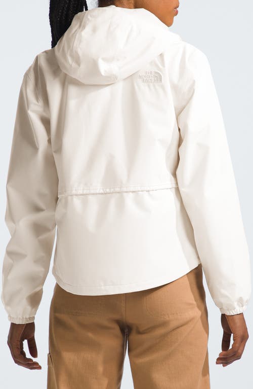 Shop The North Face Daybreak Water Repellent Hooded Jacket In White Dune