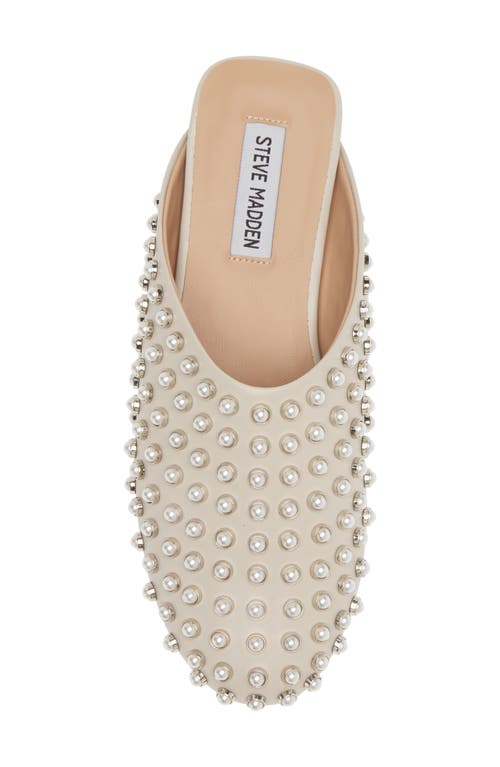 Shop Steve Madden Glimmer Imitation Pearl Mule