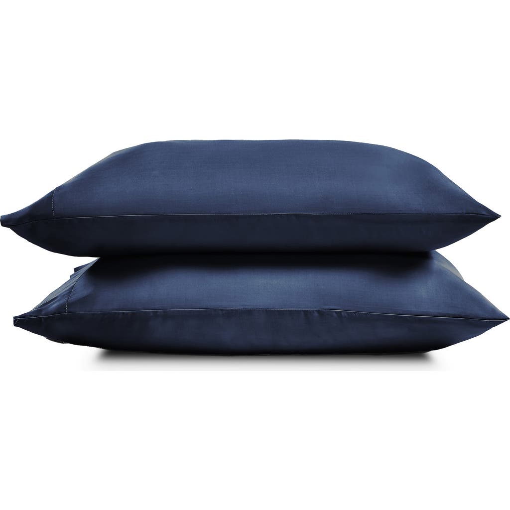 Sijo Tencel® Lyocell Pillowcase Set In Sapphire