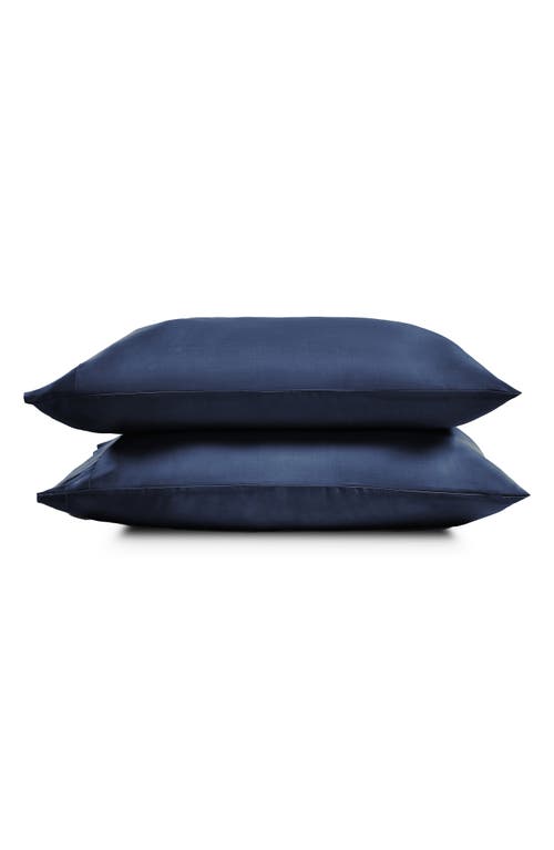 Sijo Eucalyptus Tencel Lyocell Pillowcase Set in Sapphire at Nordstrom