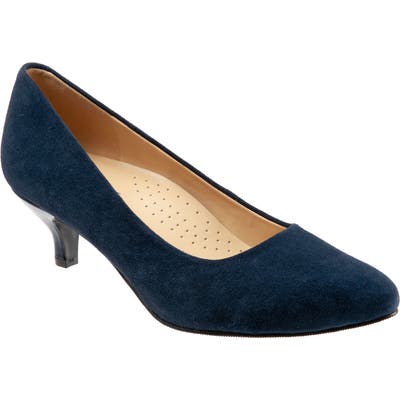 Trotters Kiera Pump, Blue