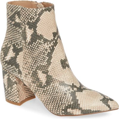 Steve Madden Nadalie Pointed Toe Bootie, Brown