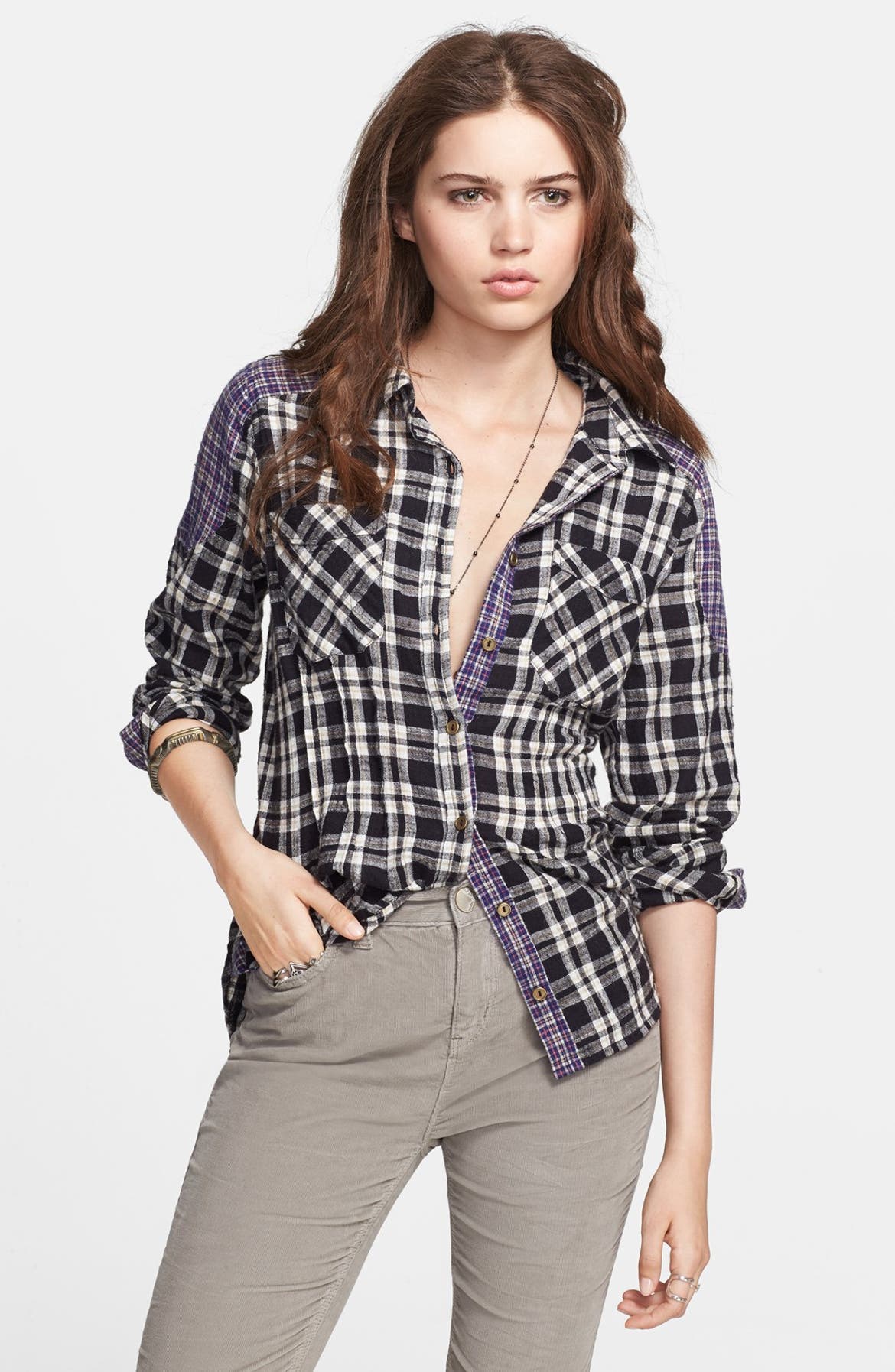 Free People 'Catch Up with Me' Cotton Shirt | Nordstrom