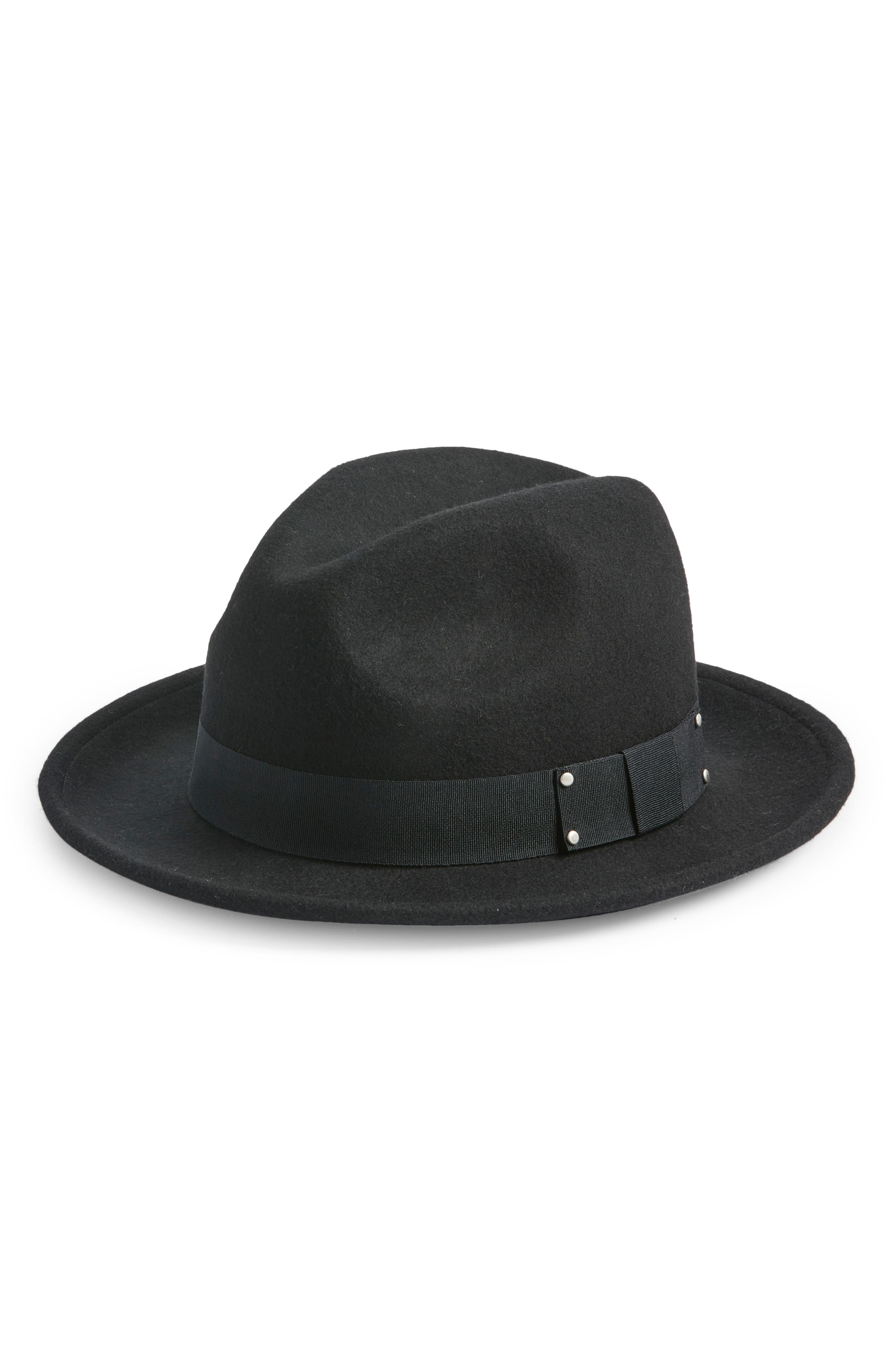 black wool hat mens