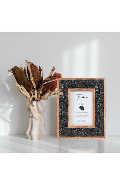 Tiramisu Gemstone Picture Frame In Black