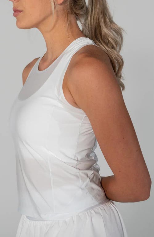 Avi Bounce-it Pickleball Tank In Club White