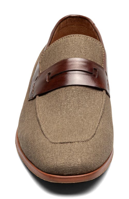 Stacy Adams Gill Saddle Loafer In Mushroom Multi