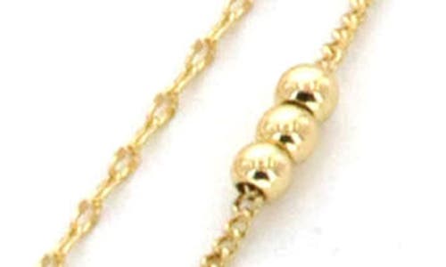 Shop Panacea Bead Station Layered Y-necklace In Gold