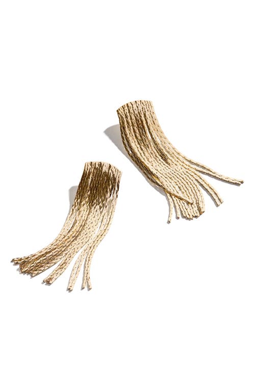 Shop Baublebar Fable Tassel Drop Earrings In Gold