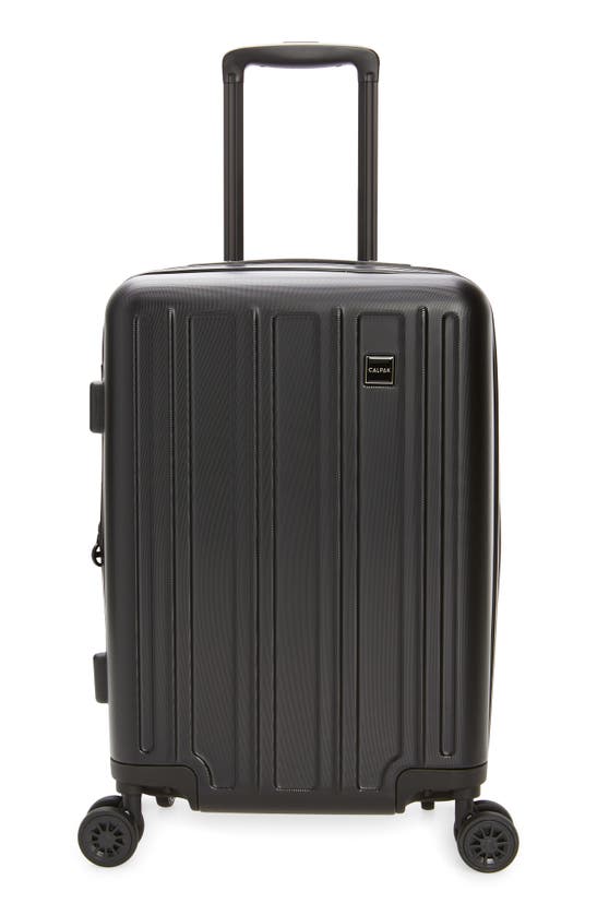 Calpak Wandr 20" Hardside Expandable Spinner Suitcase In Black