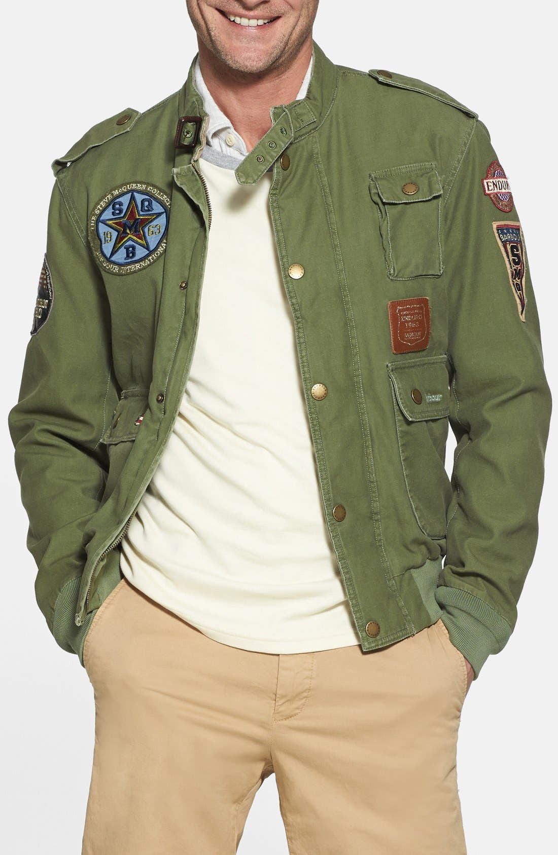 Barbour Slim Fit Bomber Jacket Nordstrom