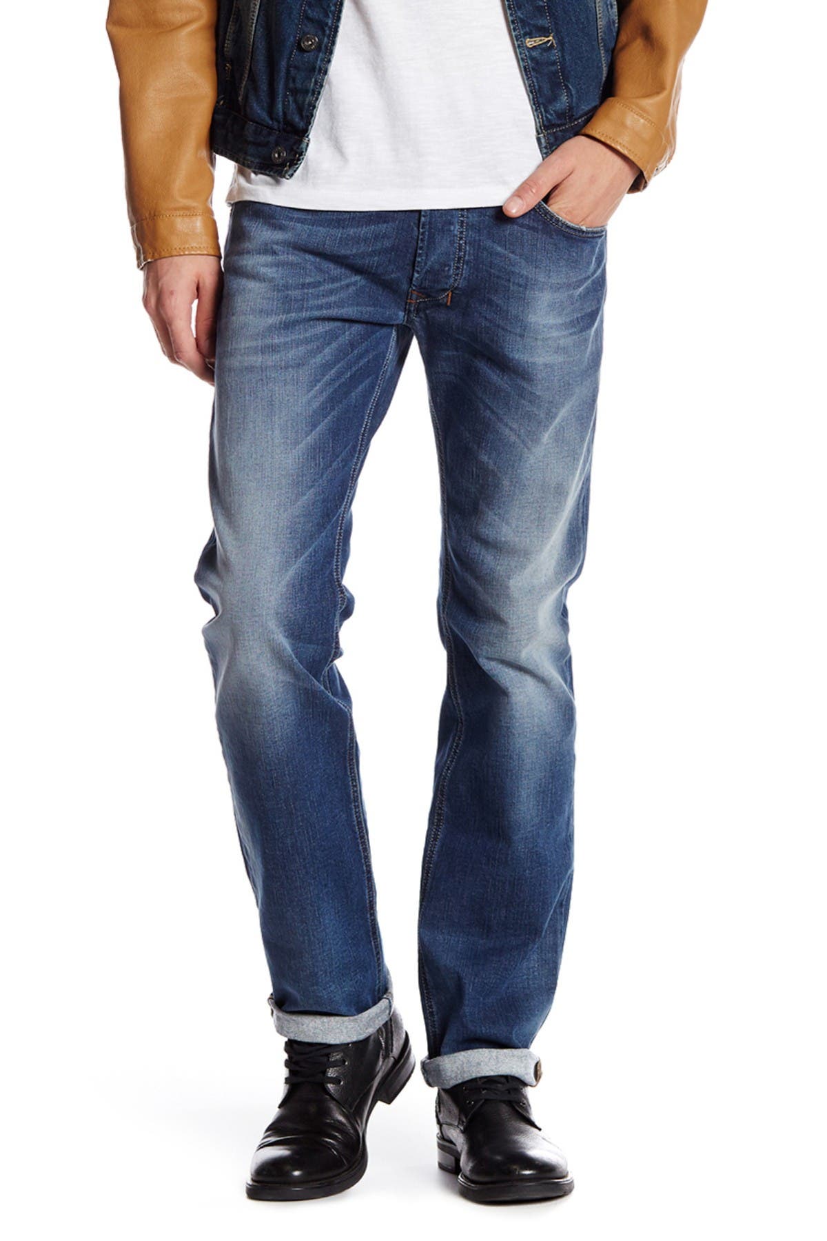 diesel safado regular slim straight jeans