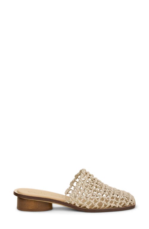 Shop Cult Gaia Merida Woven Mule In Off White