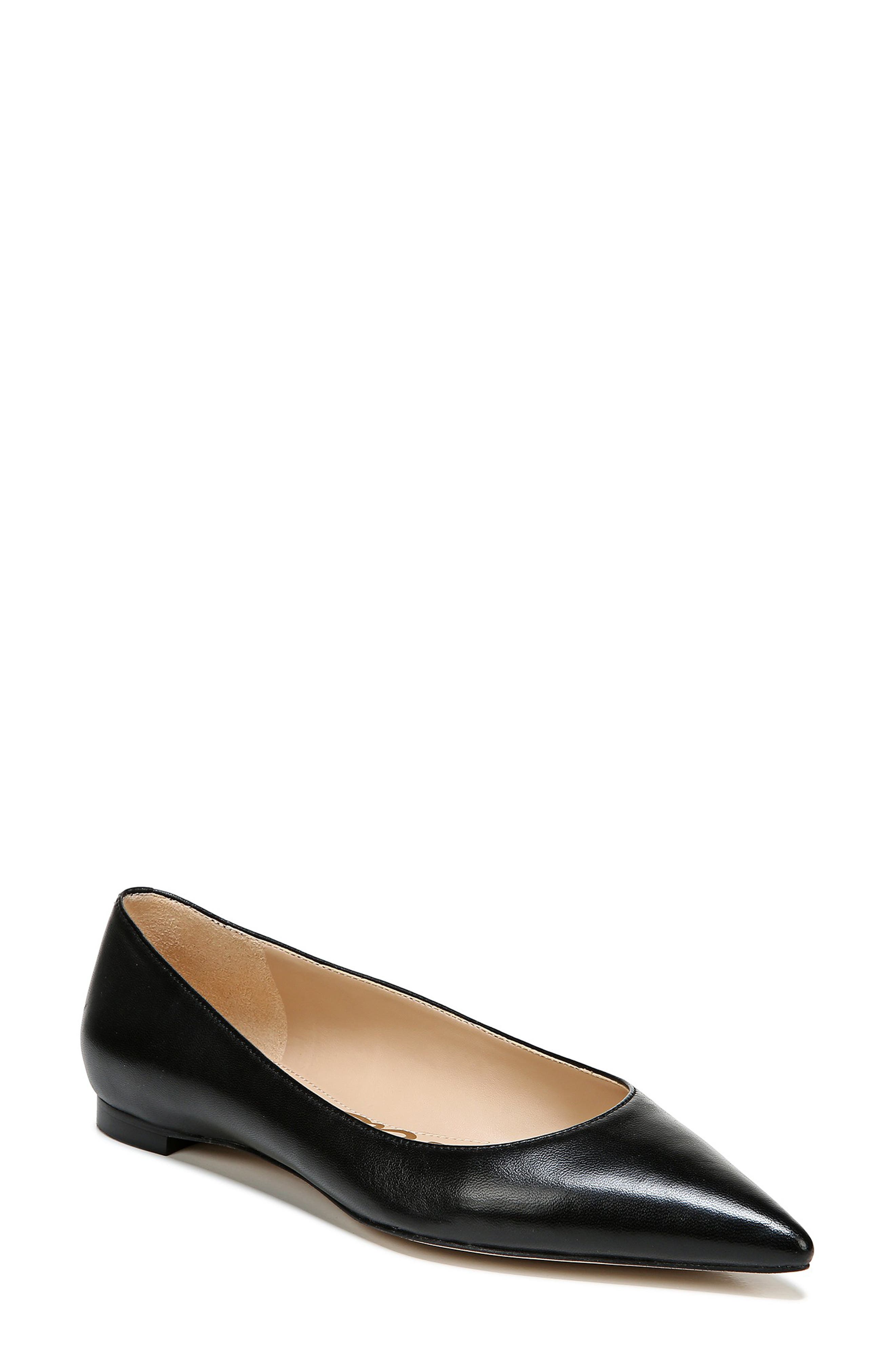 sam edelman black pointed flats