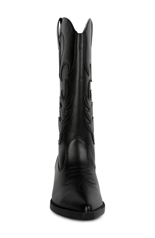 London Rag Ponsies Western Boot In Black