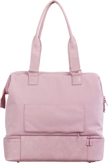 Chanel Pink Logo Travel Line Mini Duffle Bag