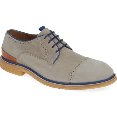 J & m 1850 Wagner Cap Toe Derby, Grey