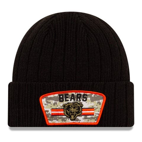 Men's New Era Black Chicago Bears 2023 NFL Crucial Catch Cuffed Knit Hat