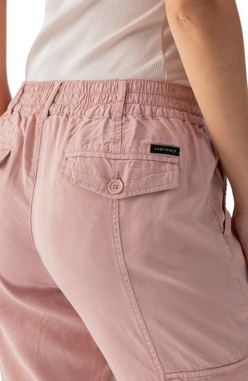 Shop Sanctuary Relaxed Rebel Cargo Joggers In Smokey Rose