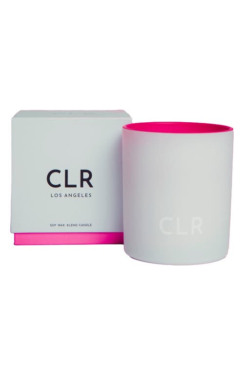 Clr Hot Pink Scented Candle In Hot Pink