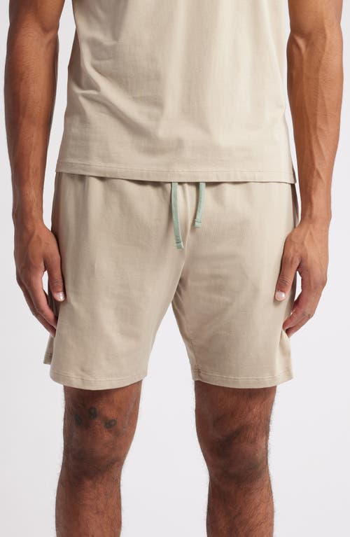 Shop Hugo Boss Boss Mix Match Pajama Shorts<br /> In Light Beige