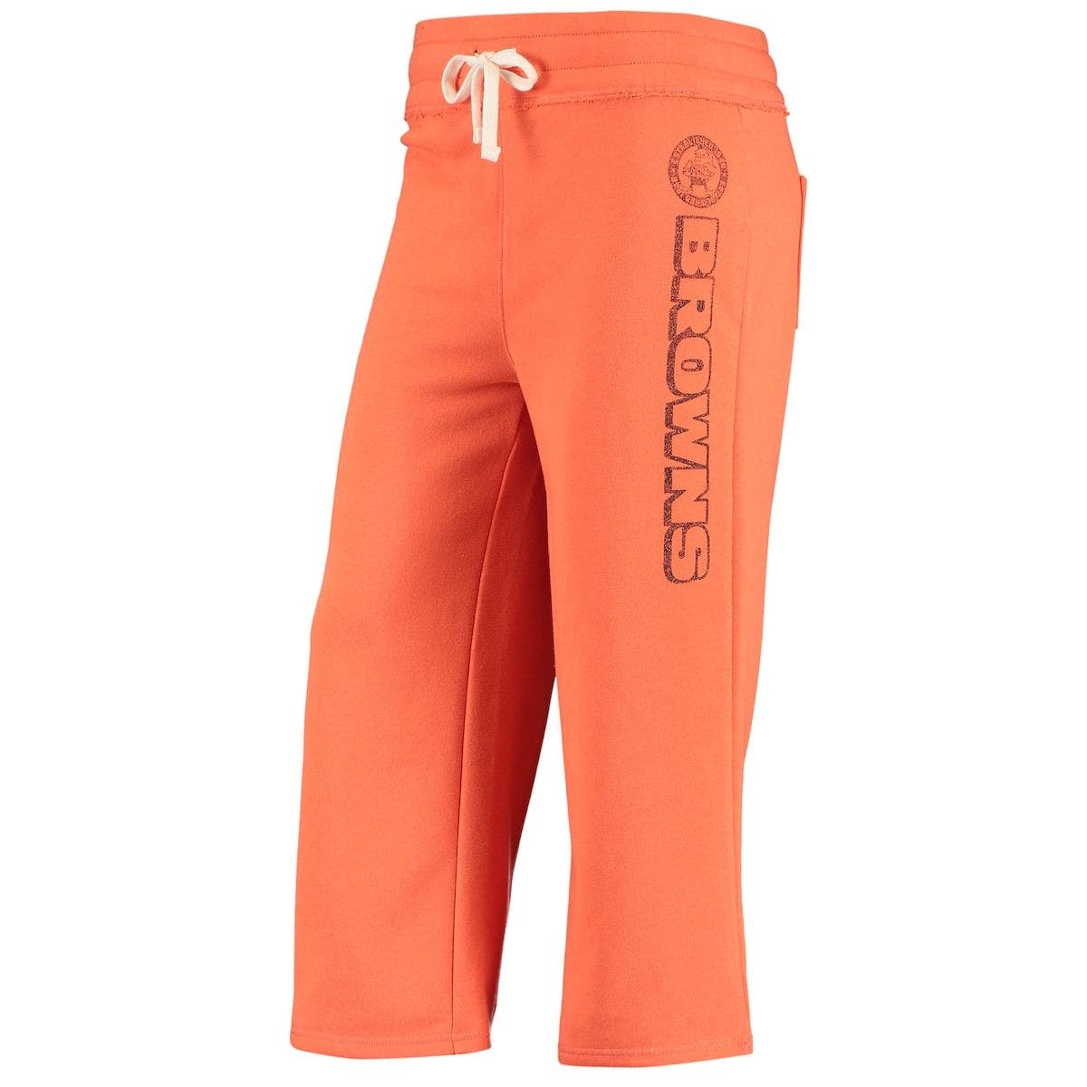 orange cleveland browns shorts