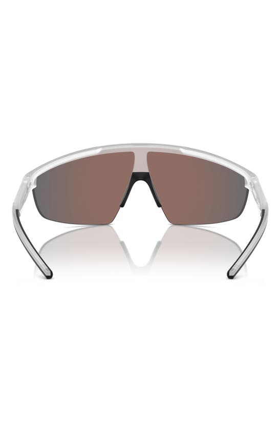 Scuderia Ferrari 140mm Shield Sunglasses In Opal Grey