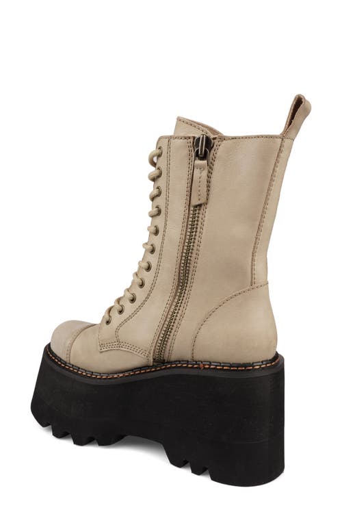 Ziginy Raiza Platform Bootie In Beige