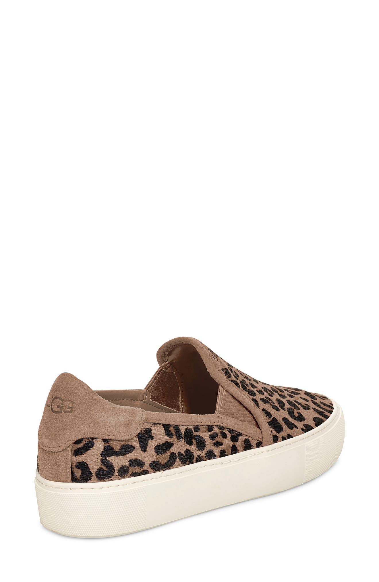 ugg leopard slip on sneakers