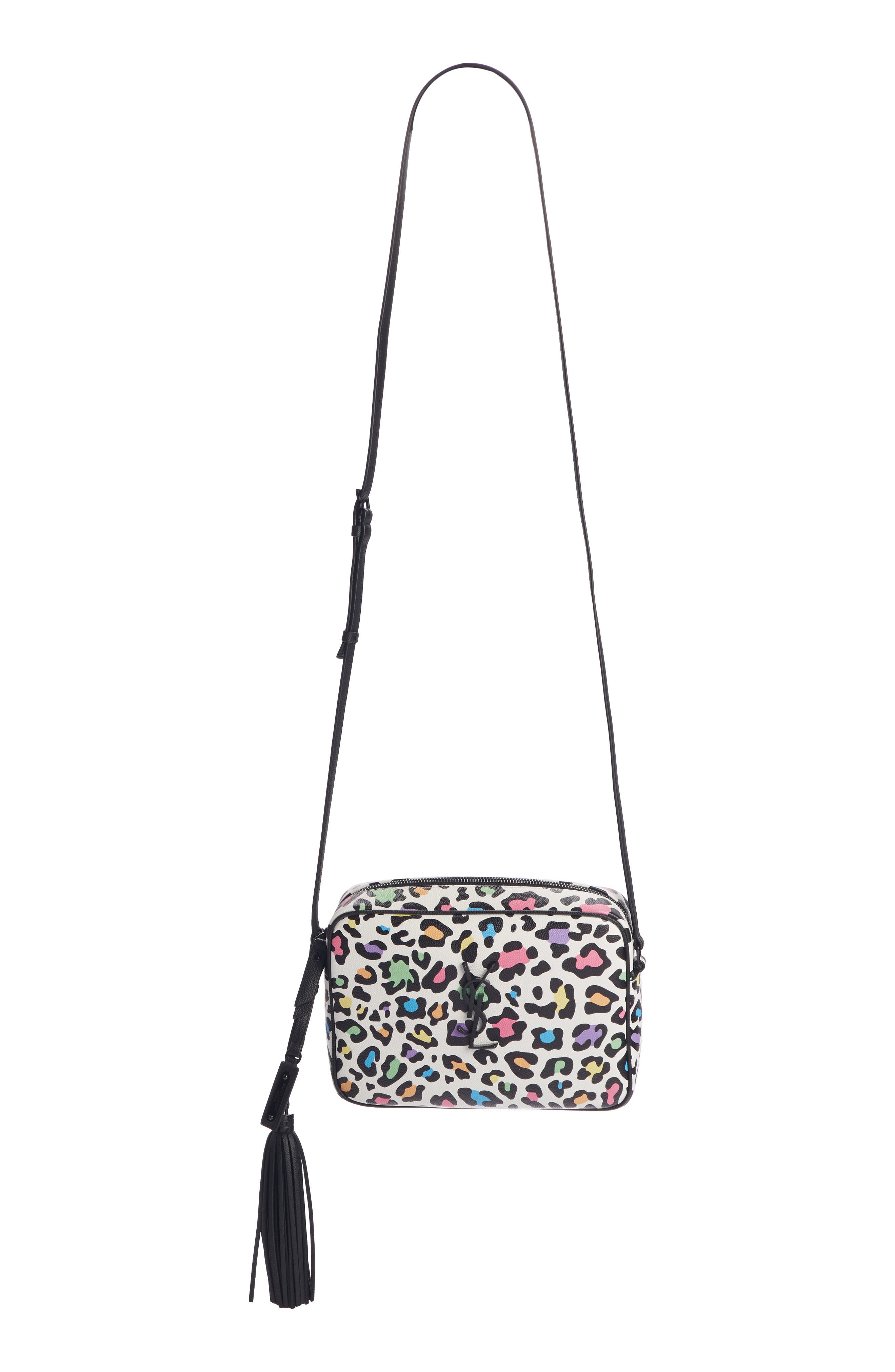 leopard print crossbody purse