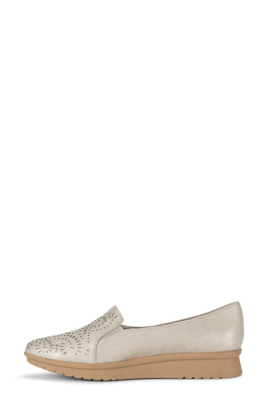 Shop Baretraps Amry Laser-cut Flat In Champagne