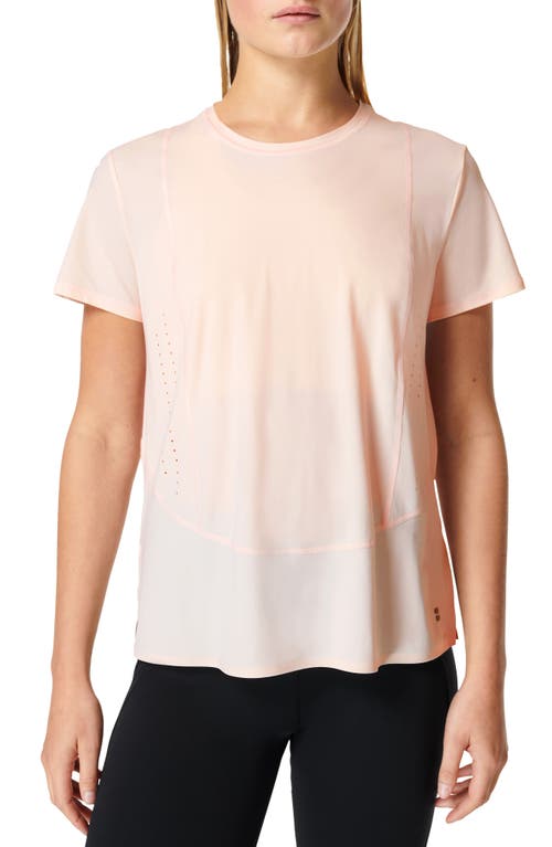 Sweaty Betty Swifty Workout T-Shirt in Tulle Pink