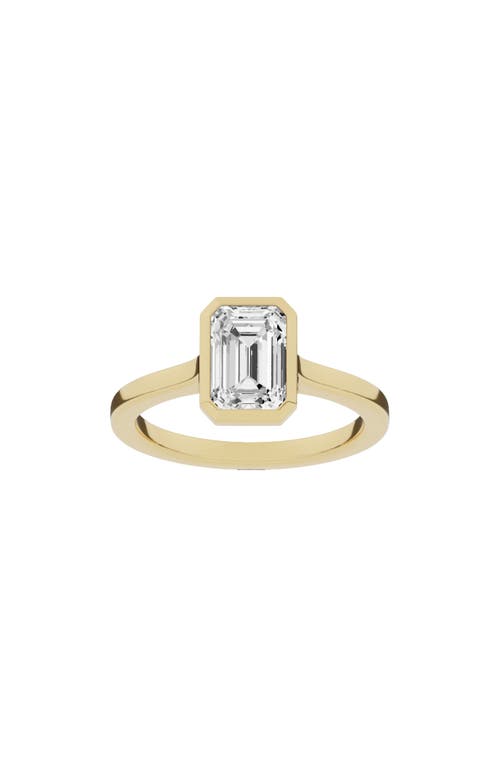 Jennifer Fisher 18K Gold Emerald Cut Lab Created Diamond Solitaire Ring - ctw in 18K Yellow Gold at Nordstrom