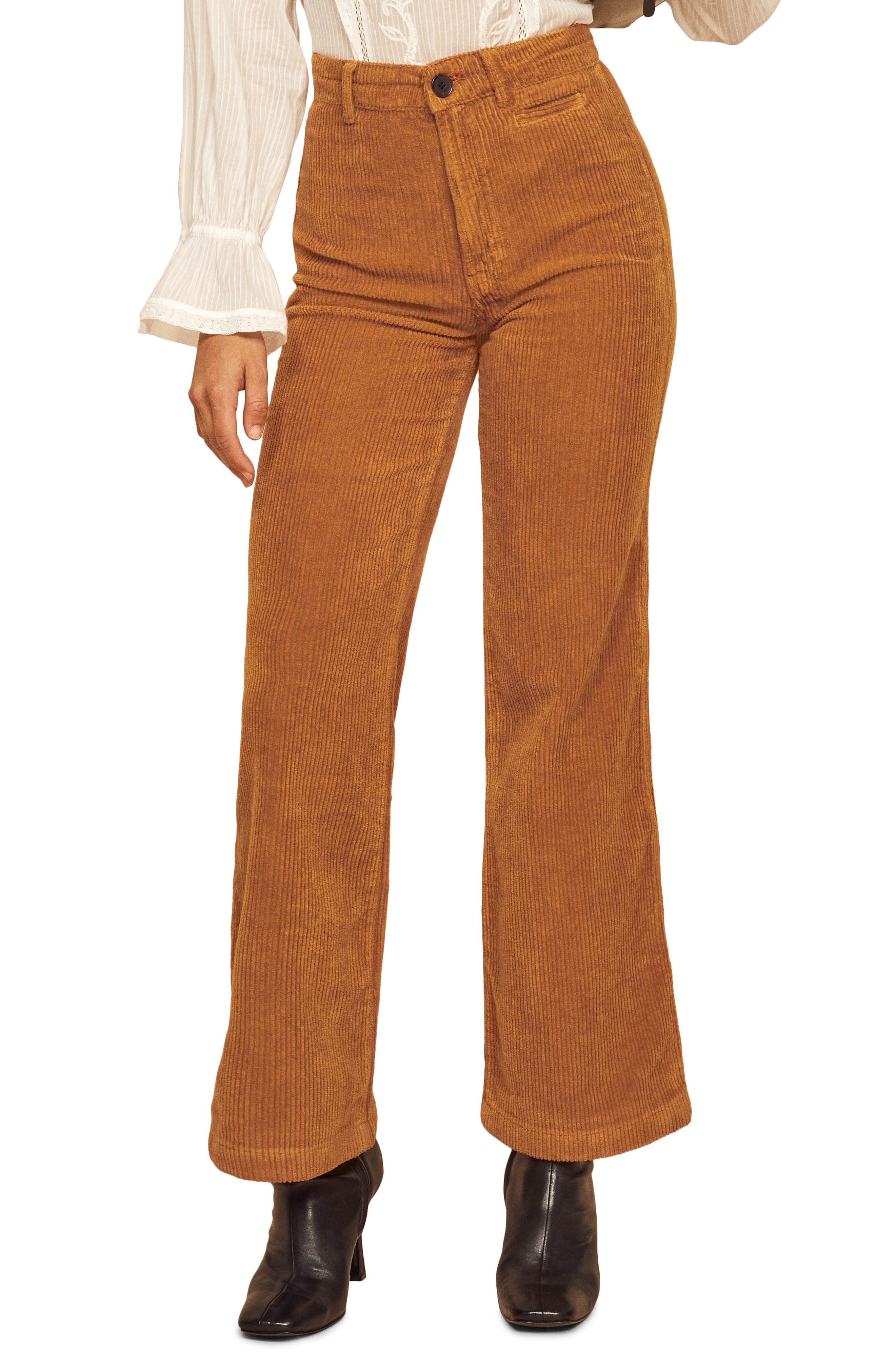 reformation corduroy pants