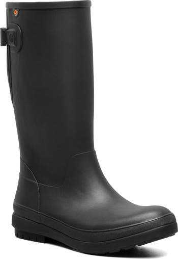 Rain fashion boots for wide calves