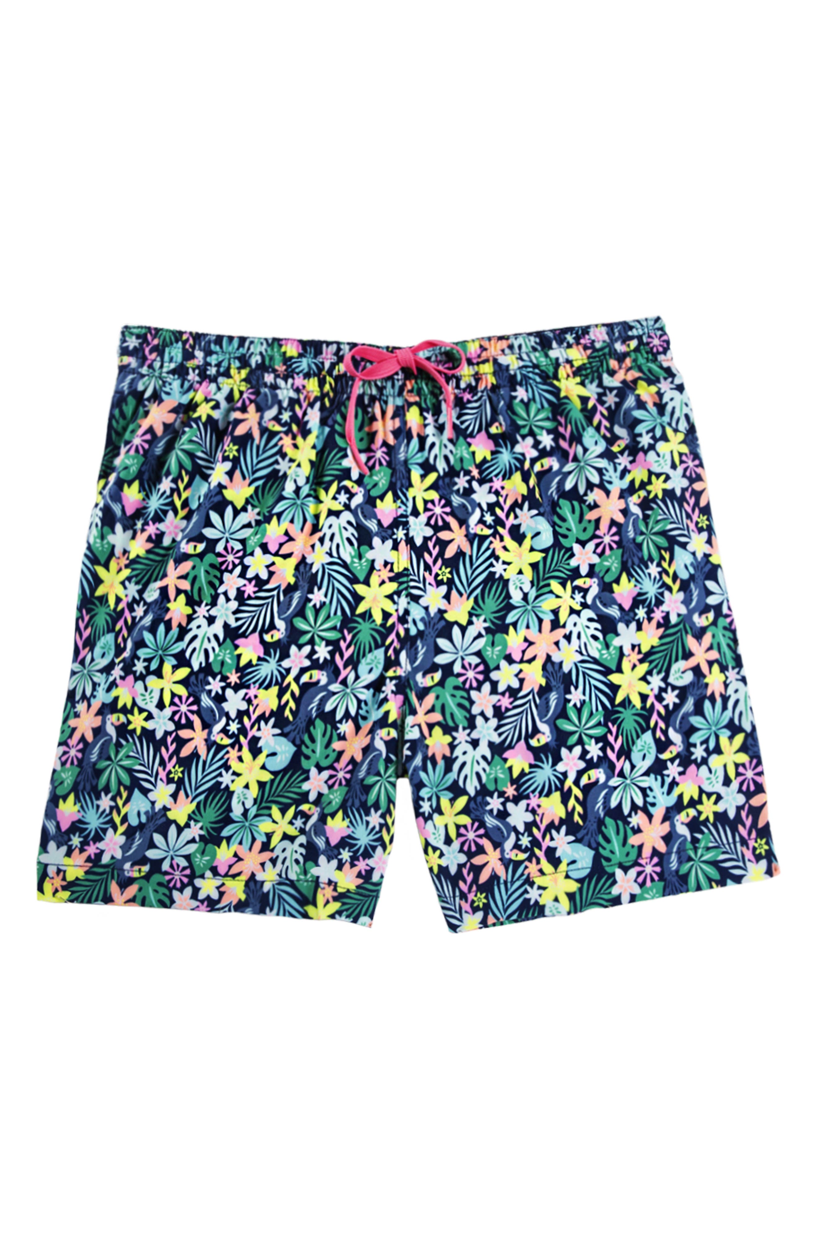Chubbies The Bienvenidos To The Jungle Swim Trunks, Blue