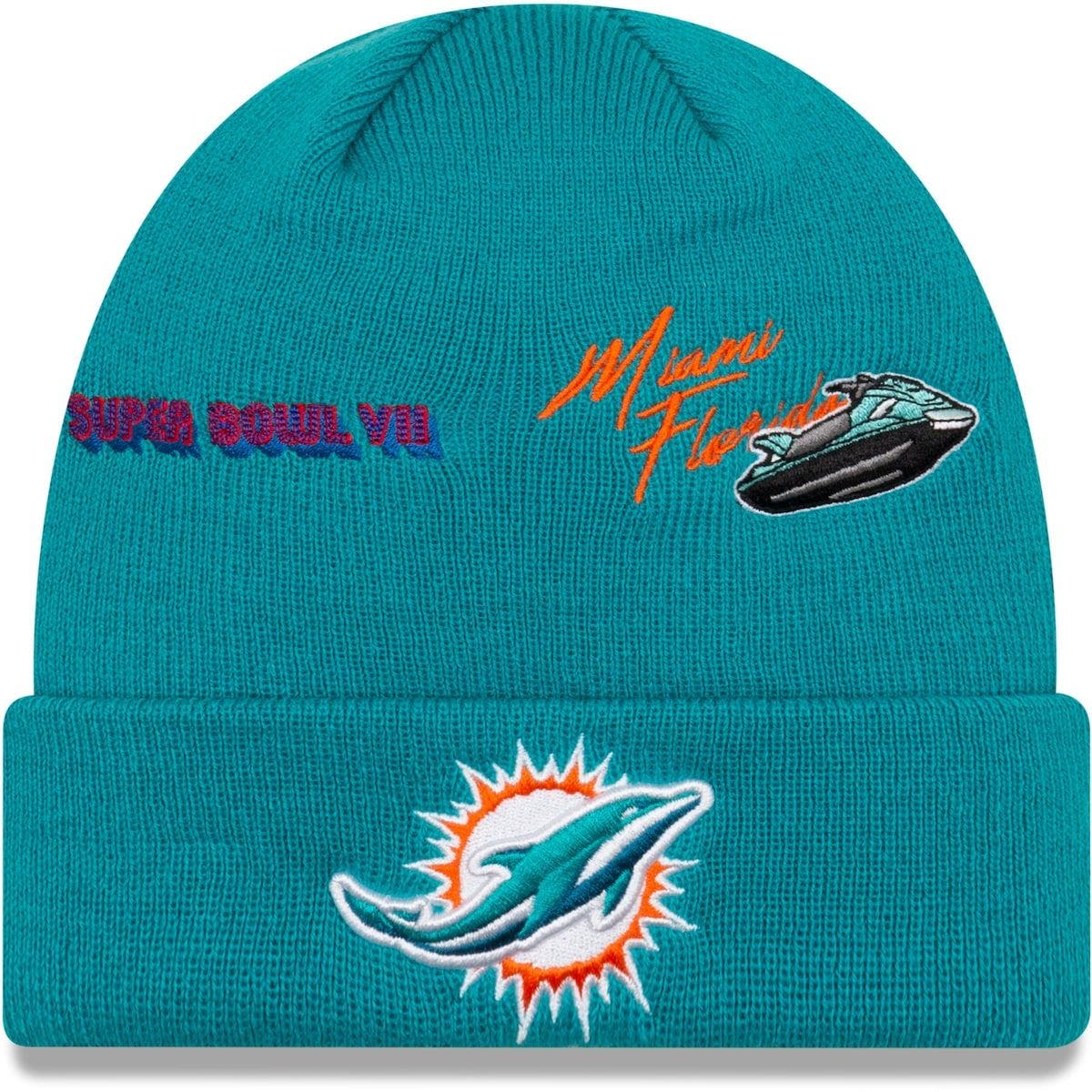 miami dolphins new era beanie