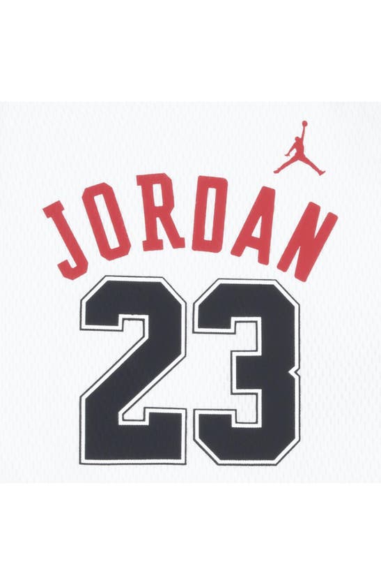 Shop Jordan Bodysuit, Headband & Booties Set In White