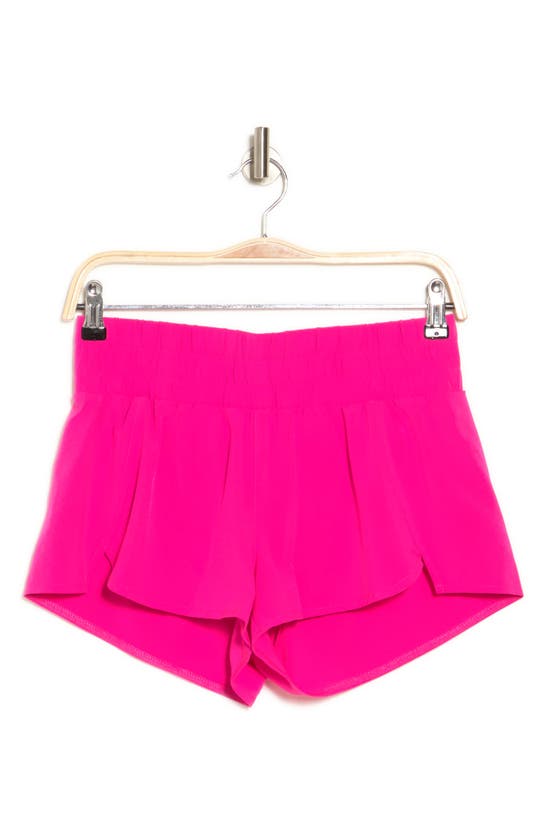 Z By Zella Interval Woven Run Shorts In Pink Flash