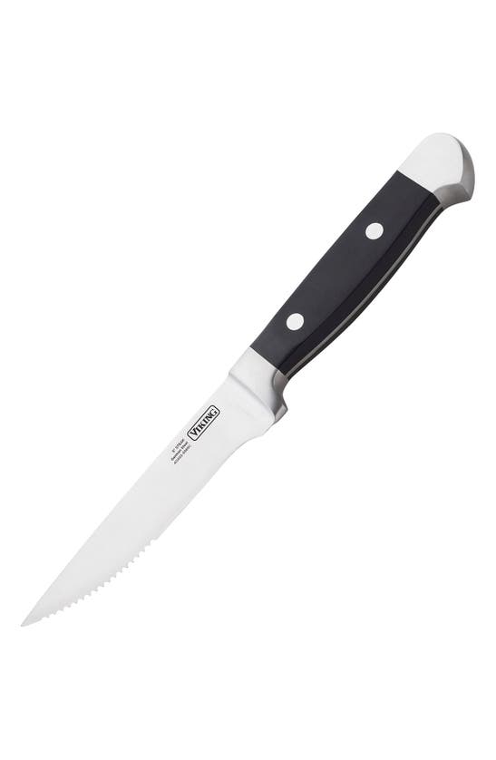 Viking 8-piece Steak Knife Set In Black