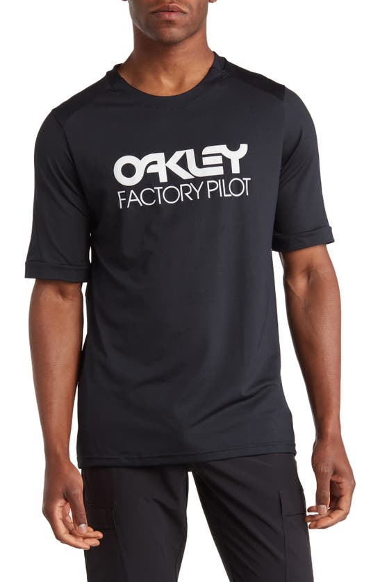 Oakley Factory Pilot Mtb Active T-shirt In Black