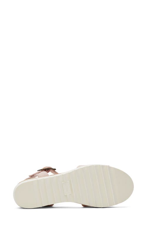 Shop Toms Diana Platform Wedge Sandal In Light/pastel Pink