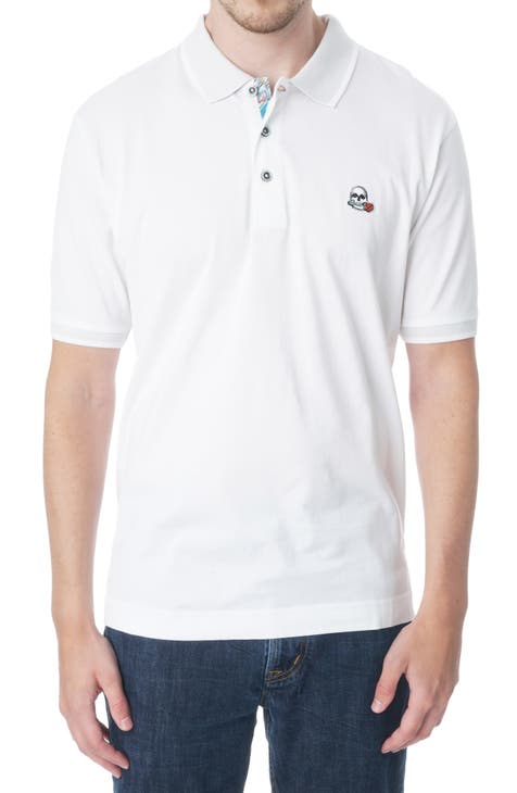 Men's Fanatics Branded White Texas Rangers Line Up Team Fade Polo