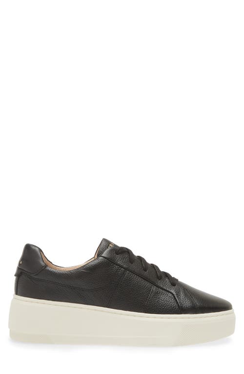 Shop Frankie4 Riley Platform Sneaker In Black Tumbled