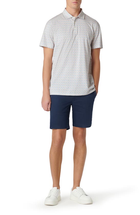 Shop Bugatchi Victor Ooohcotton® Dot Print Polo In Coral