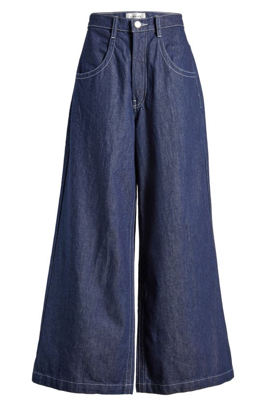 Shop Frame The Skater High Waist Wide Leg Jeans In Victoria