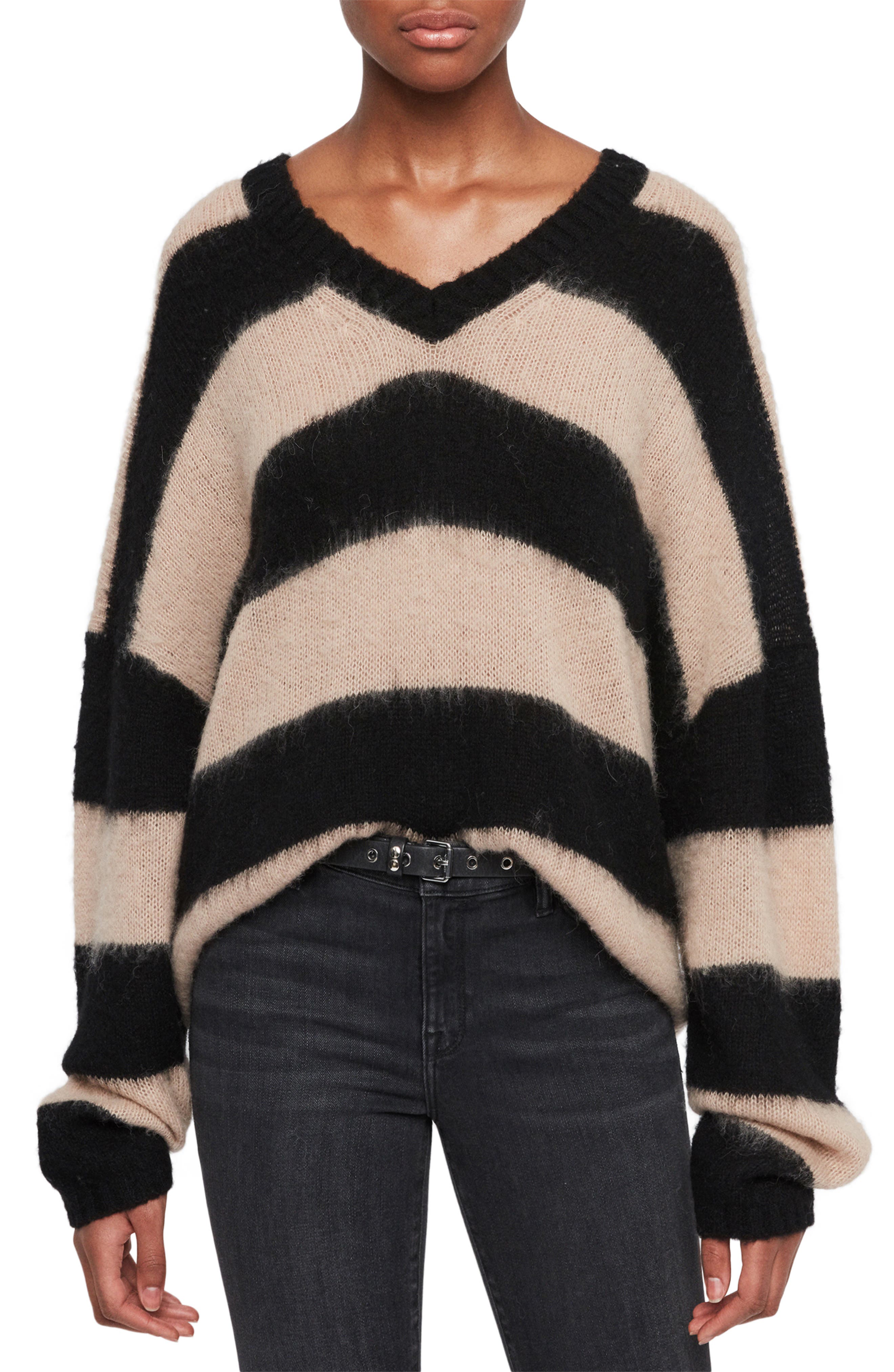 all saints v neck jumper